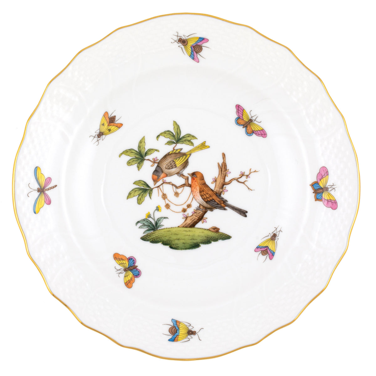 Rothschild Bird Salad Plate, Motif 10