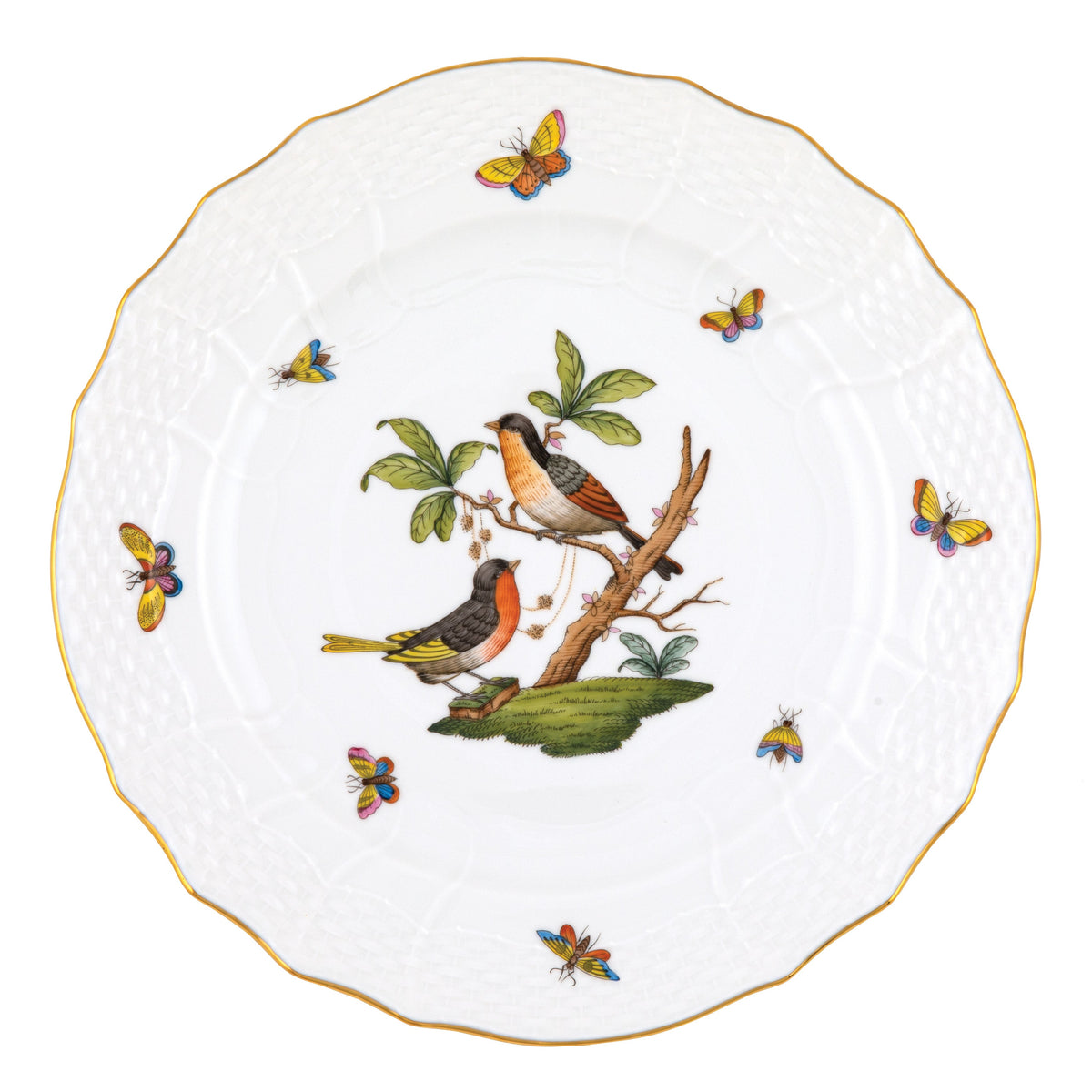 Rothschild Bird Service Plate, Motif 8