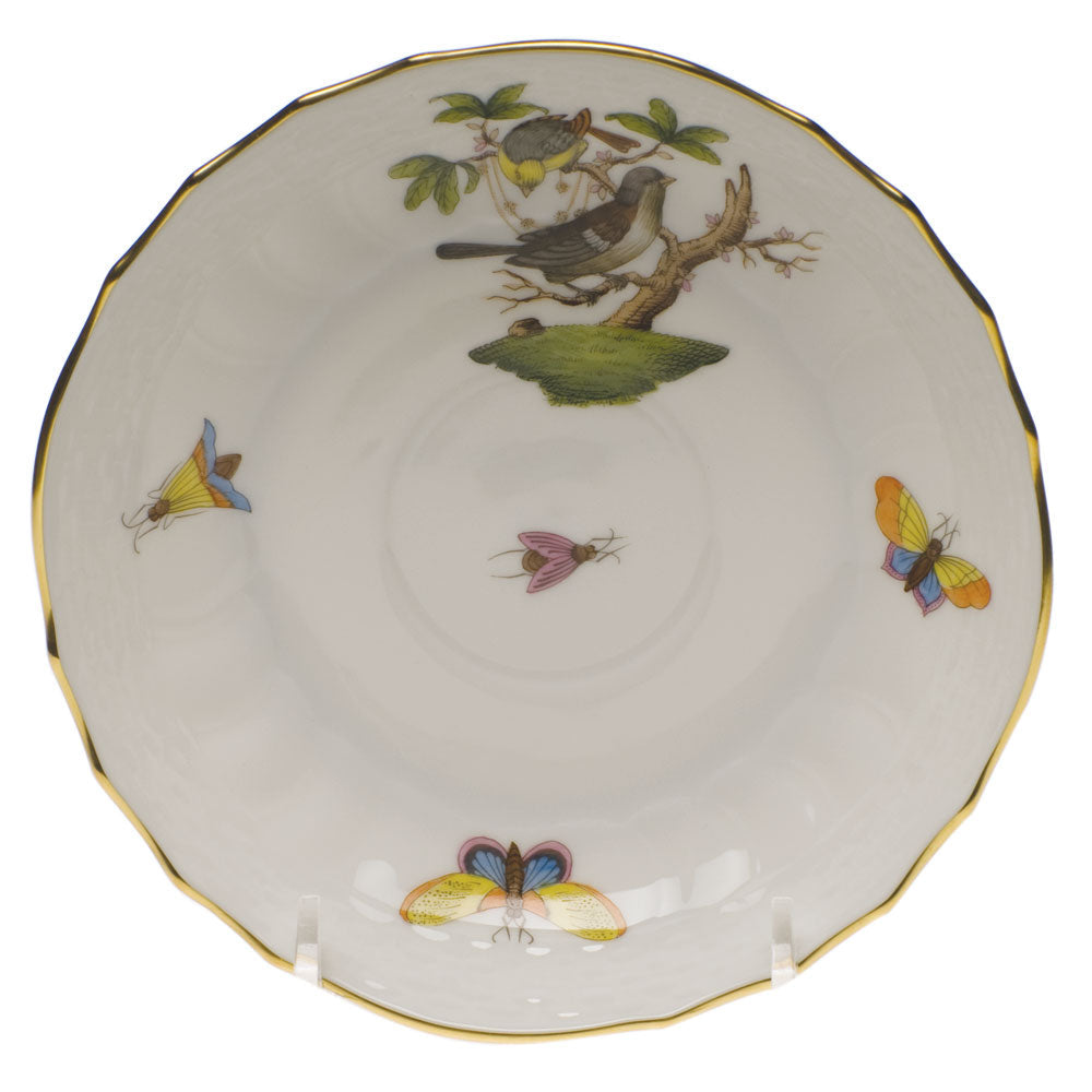 Rothschild Bird Canton Saucer, Motif 1