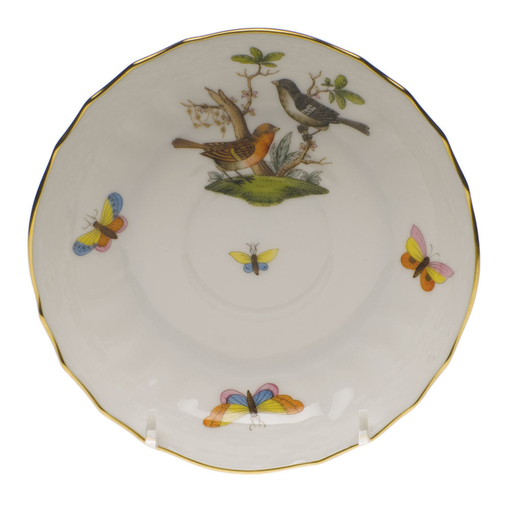Rothschild Bird Canton Saucer, Motif 5