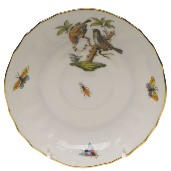 Rothschild Bird Canton Saucer, Motif 12