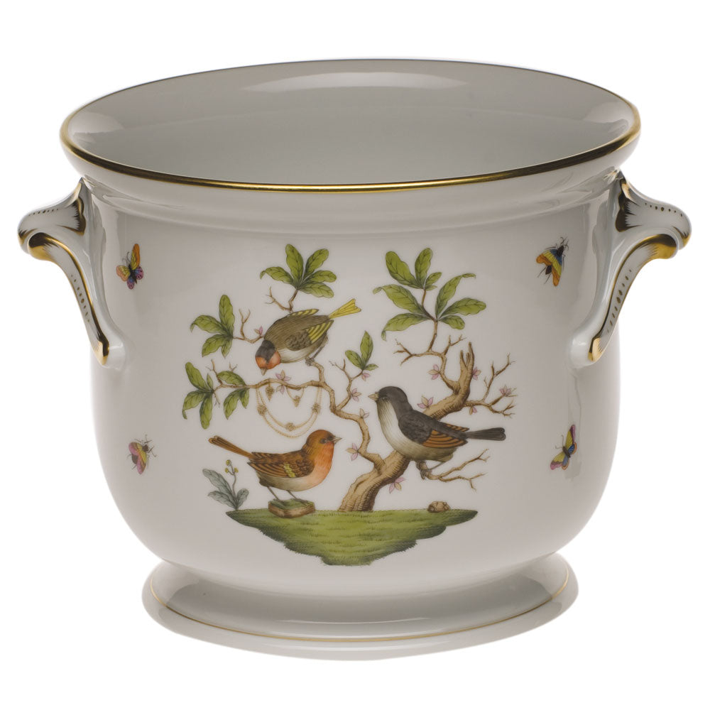 Rothschild Bird Large Cachepot with Twist, Motif 6