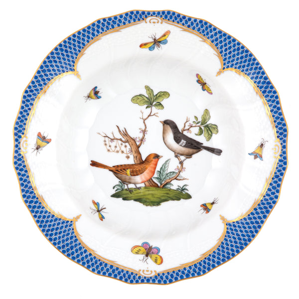 Rothschild Bird Blue Rim Soup, Motif 5
