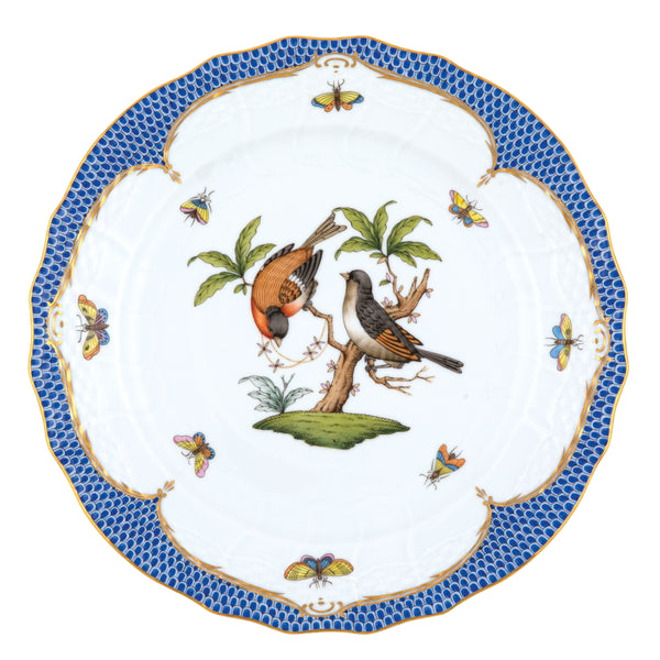 Rothschild Bird Blue Service Plate, Motif 12