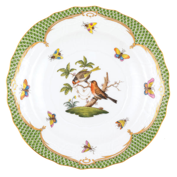 Rothschild Bird Green Salad Plate, Motif 10