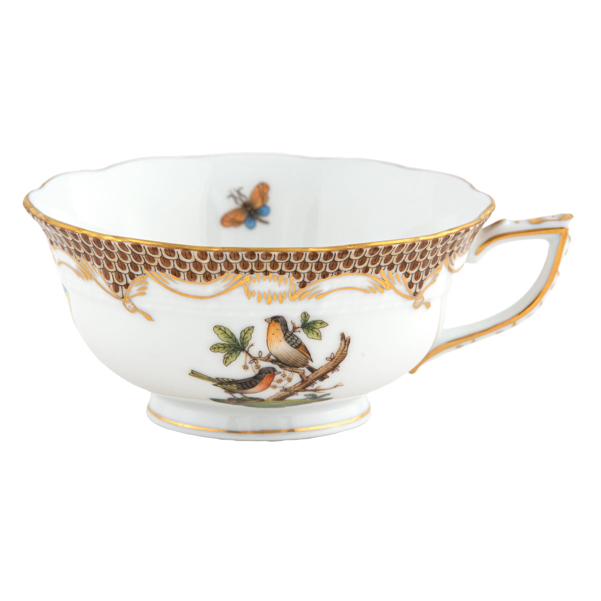 Rothschild Bird Brown Tea Cup, Motif 8