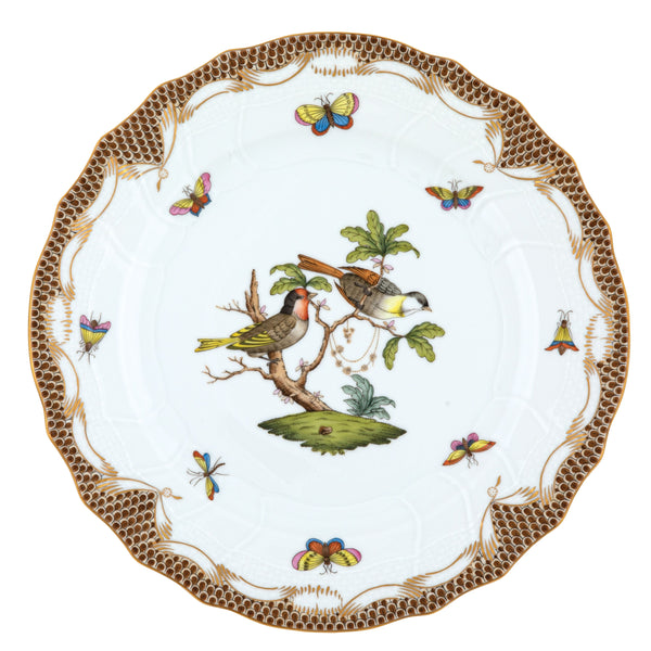 Rothschild Bird Brown Dinner Plate, Motif 11