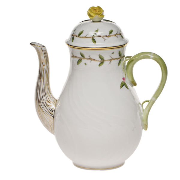 Rothschild Garden Coffee Pot with Rose, Motif 9