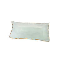 Frosted Gold Shells Rectangular Tray