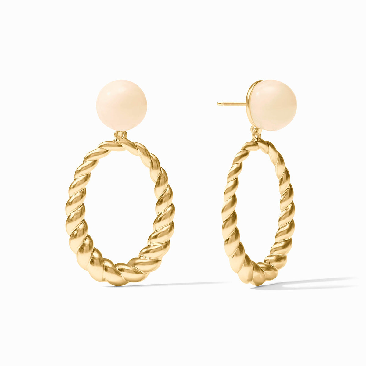 Julie Vos Ravello Statement Earring, Ivory