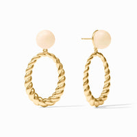 Julie Vos Ravello Statement Earring, Ivory