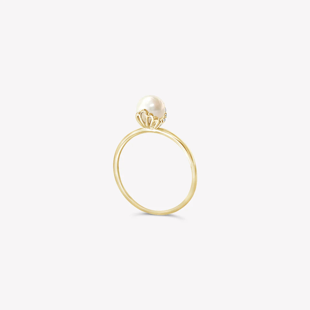 Becoming Pearl Shell Ring