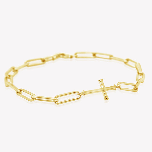 Chain Breaker Cross Bracelet