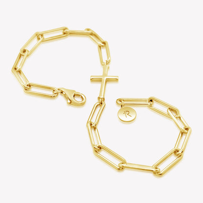 Chain Breaker Cross Bracelet