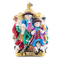 10 Lords Leaping Glass Ornament