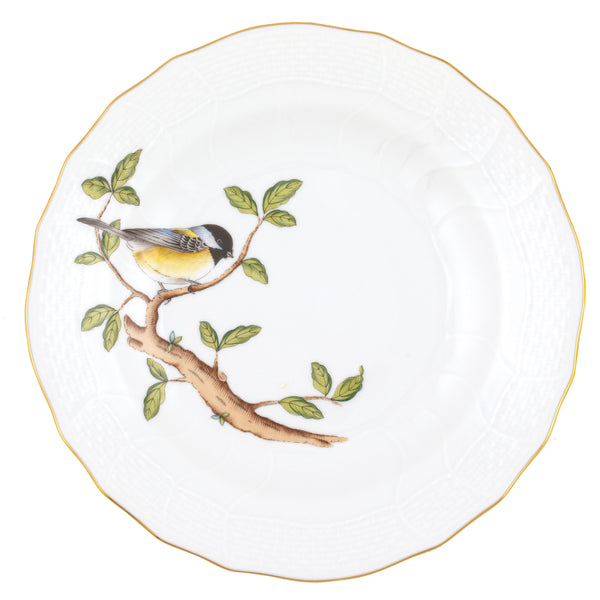 Songbird Dessert Plate, Chickadee