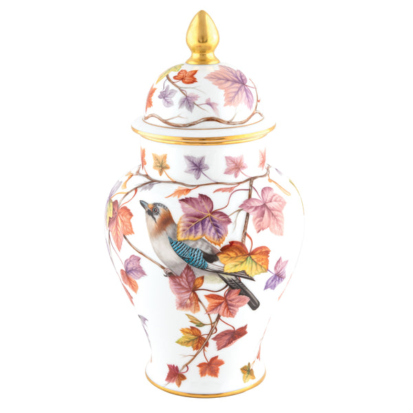 Autumn Leaves Ginger Jar