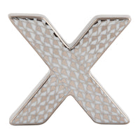 Letter X — Platinum