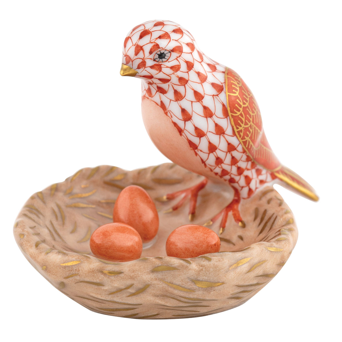 Bird with Nest — Rust
