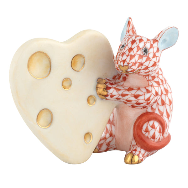 Mouse with Heart Cheese
