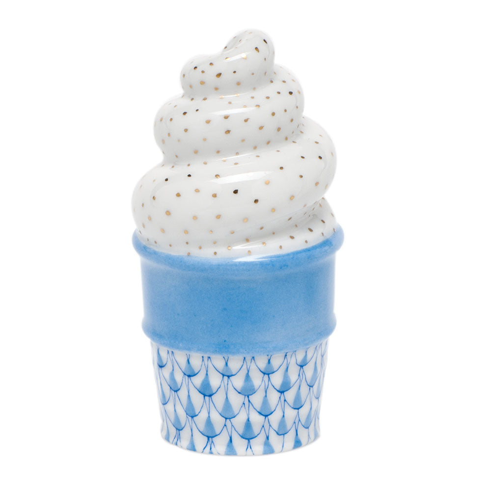 Ice Cream Cone — Blue