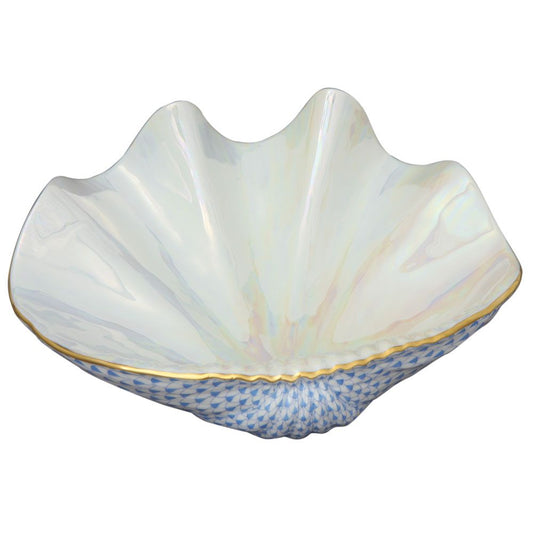 Herend Giant Clam in Blue - Limited Edition