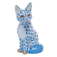Sitting Fox — Blue