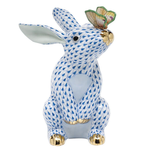 Herend Bunny with Butterfly