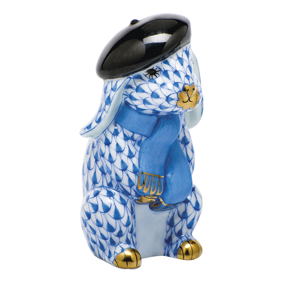 Beret Bunny — Blue