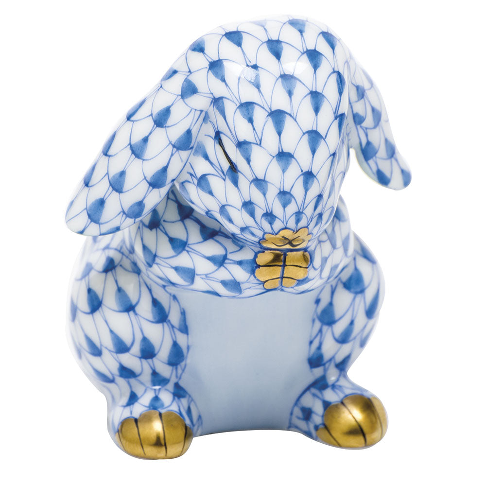 Praying Bunny — Blue