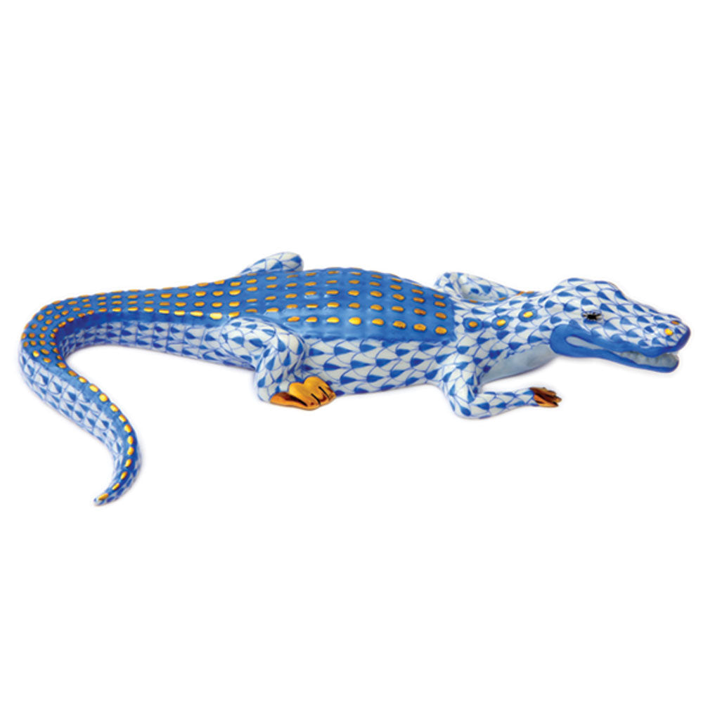 Small Alligator — Blue