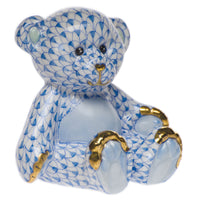 Small Teddy Bear — Blue