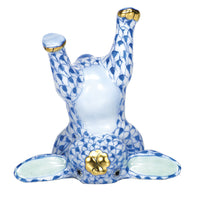 Handstand Bunny — Blue