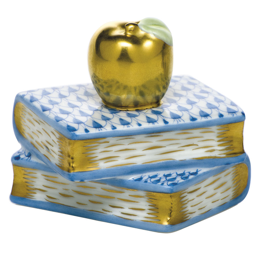 Apple On Books — Blue