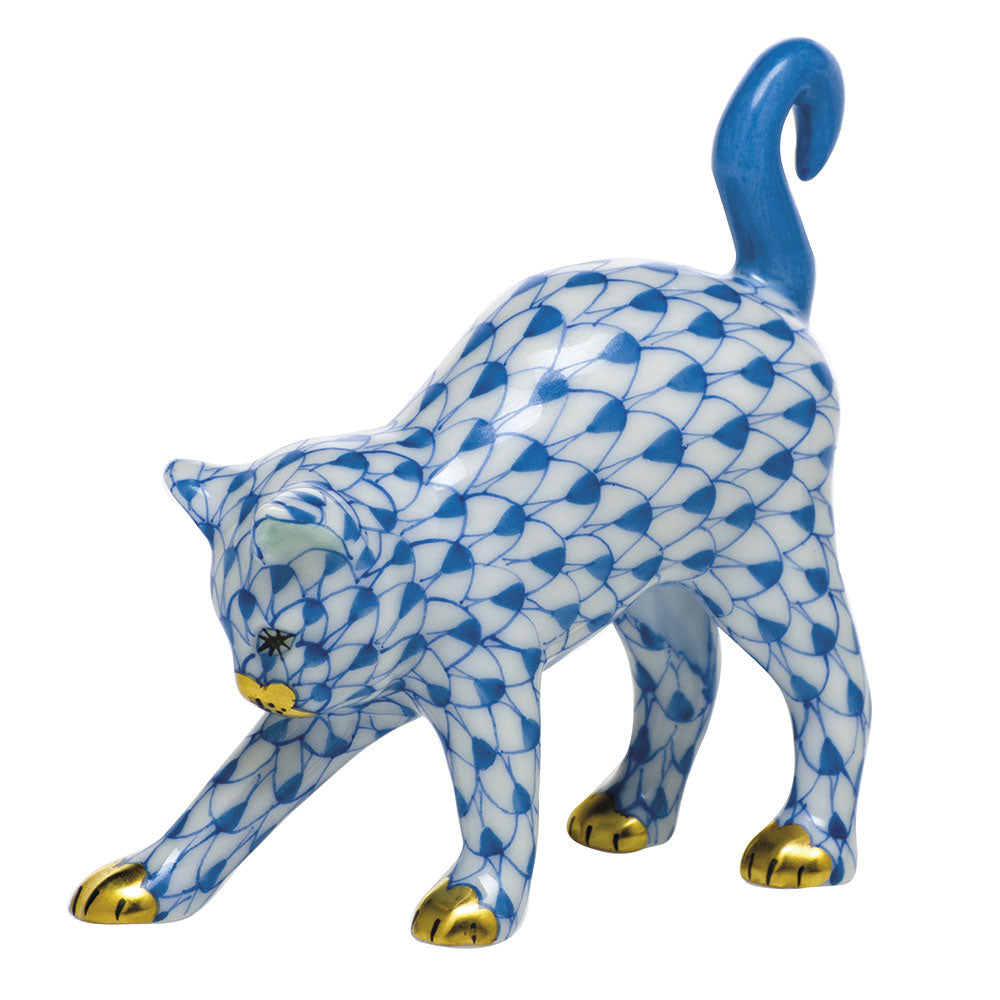 Arched Cat — Blue