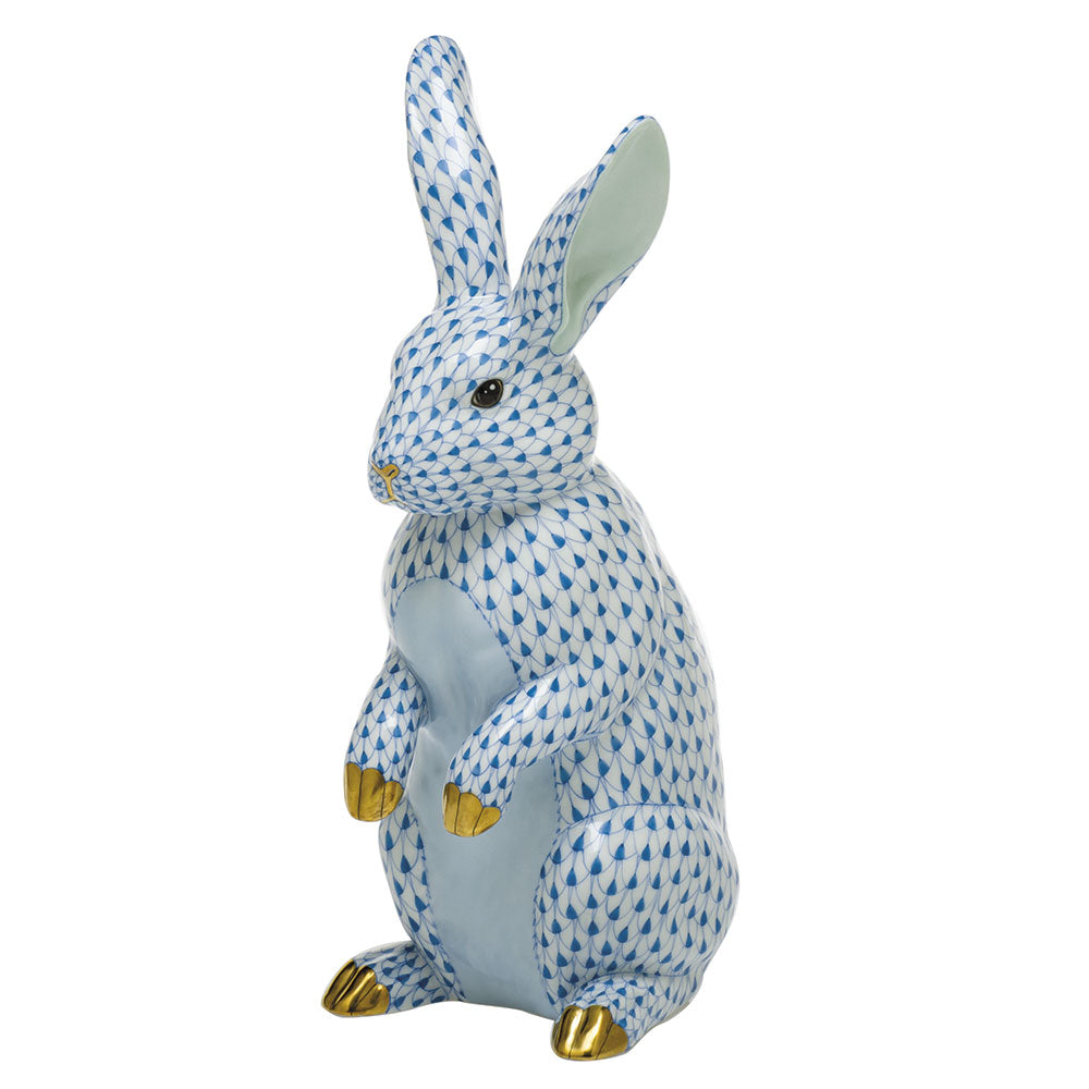 Large Standing Rabbit — Blue