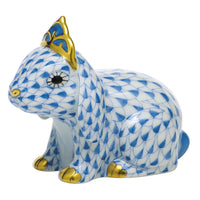 Bunny with Tiara — Blue