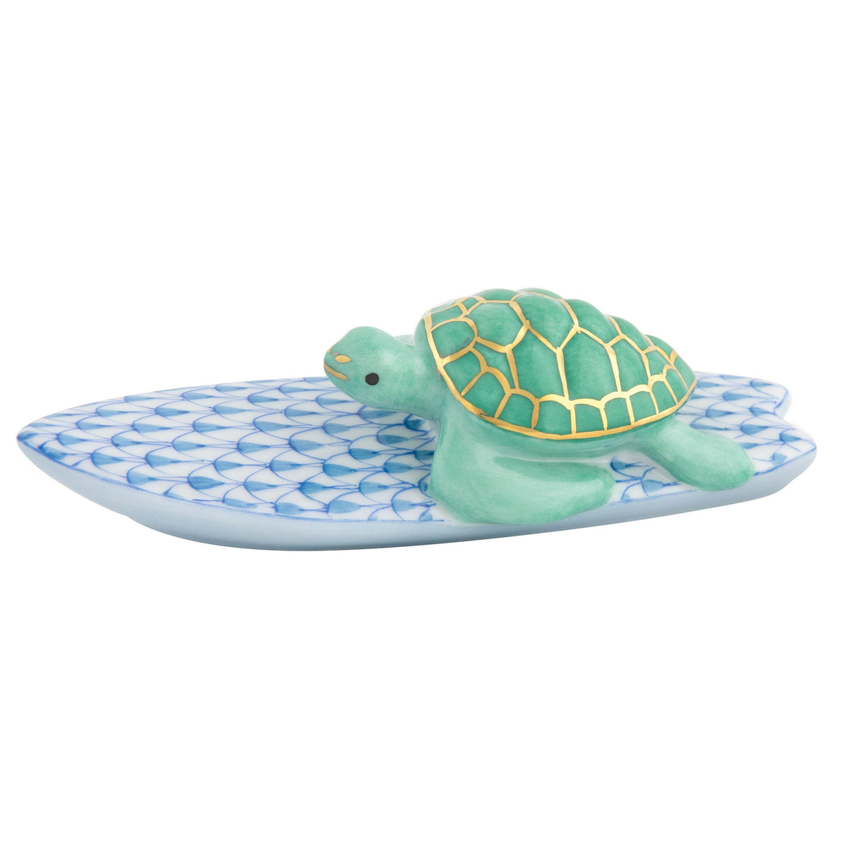 Surfing Turtle — Blue