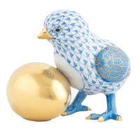 Baby Chick with Egg — Blue