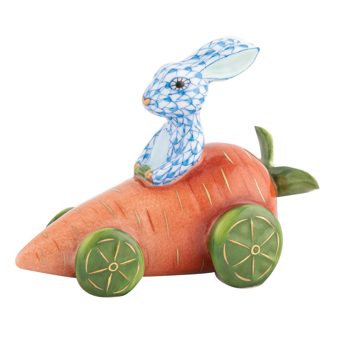 Carrot Car Bunny — Blue