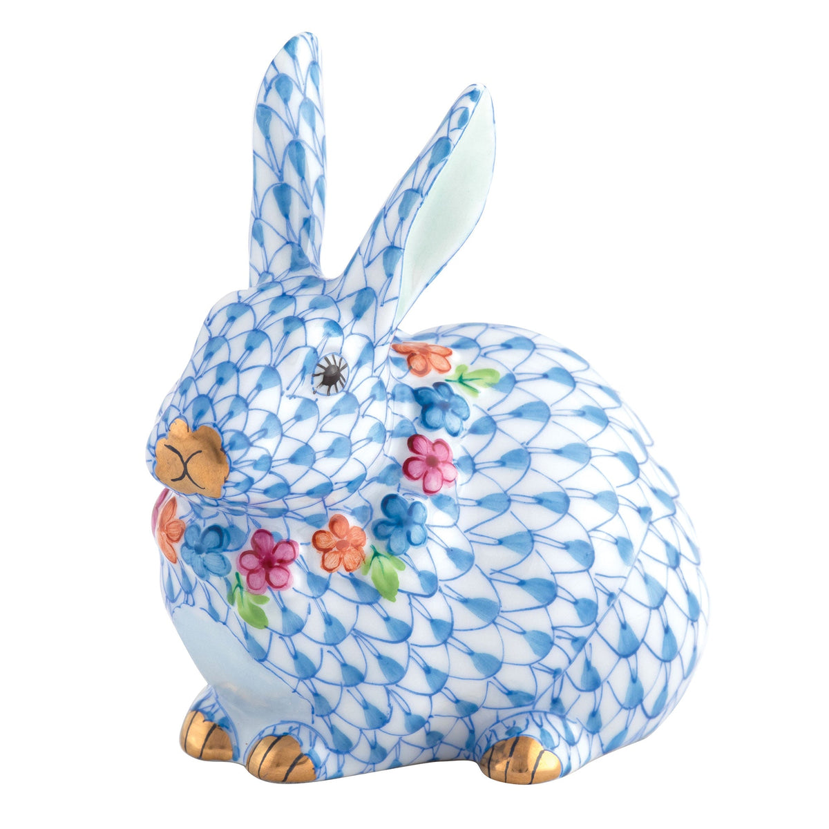 Flower Bunny — Blue