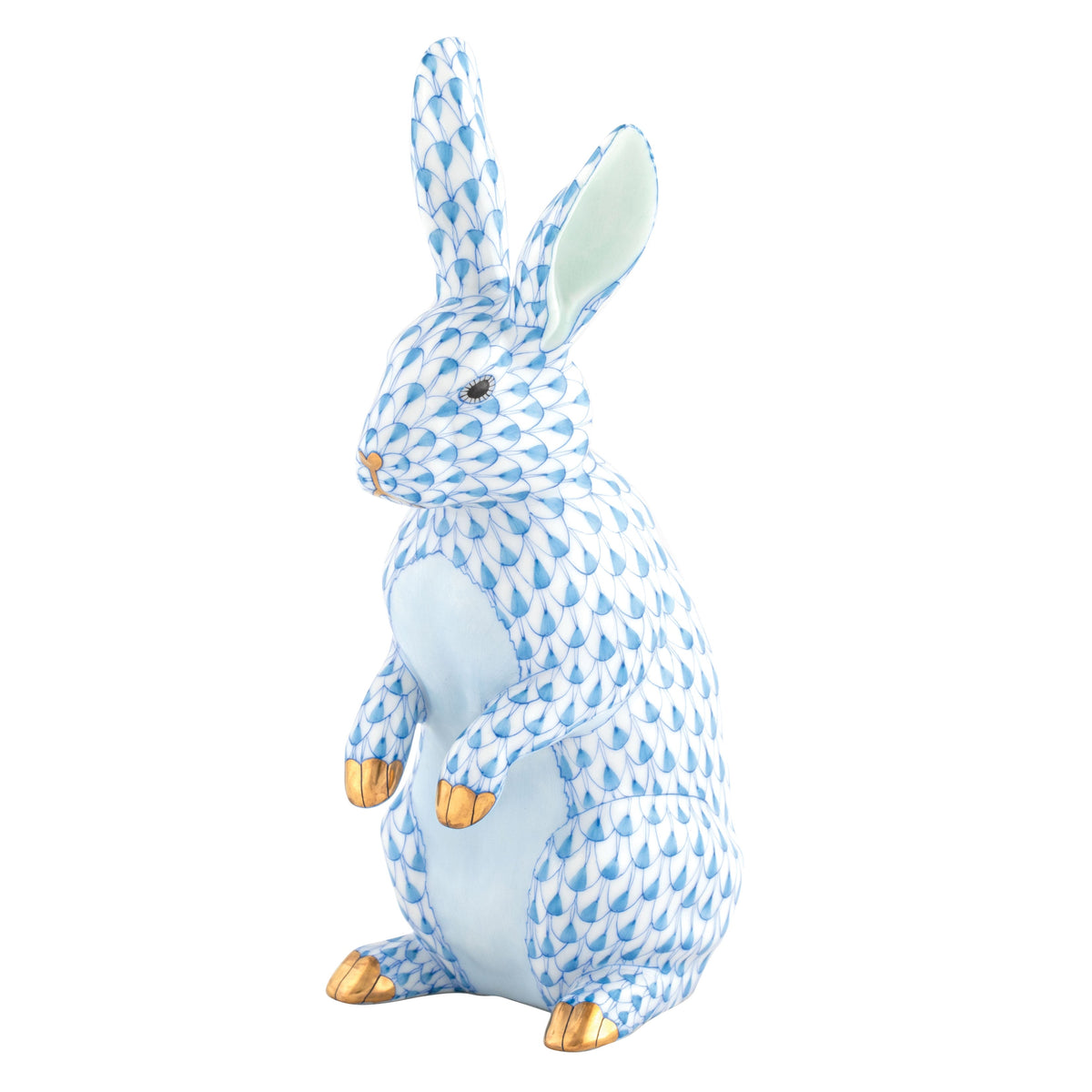 Medium Standing Rabbit — Blue