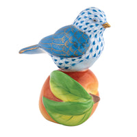 Bird On Peach — Blue