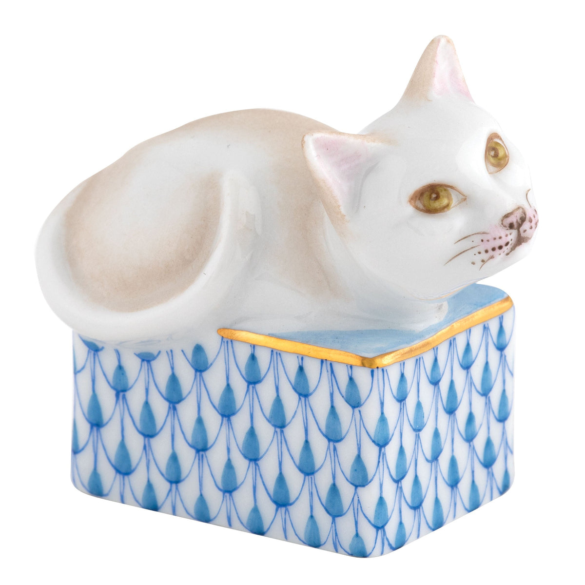 Cat In Box — Blue