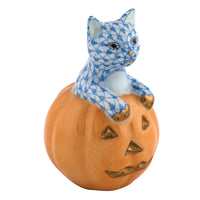 Jack O Lantern Kitty — Blue