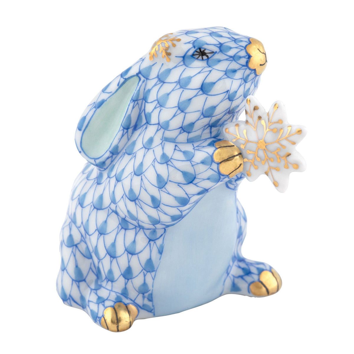 Snowflake Bunny — Blue