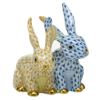 Twisted Bunnies — Blue & Butterscotch