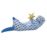 Sea Otter with Starfish — Sapphire