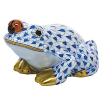 Frog with Ladybug — Sapphire