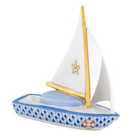 Sailboat At Sea — Sapphire